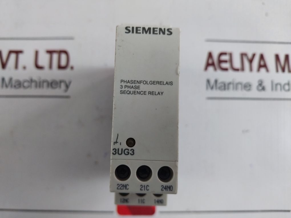 Siemens 3Ug3511-1Bq50 3 Phase Sequence Relay