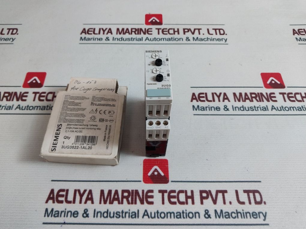 Siemens 3Ug3522-1Al20 Single Phase Current Monitoring Relay