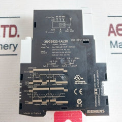 Siemens 3Ug3522-1Al20 Single Phase Current Monitoring Relay