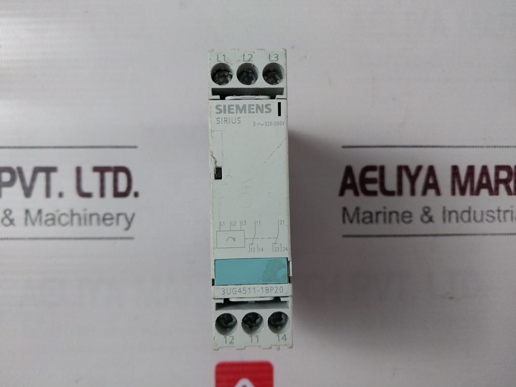 Siemens 3Ug4511-1Bp20 Three Phase Monitoring Voltage Relay