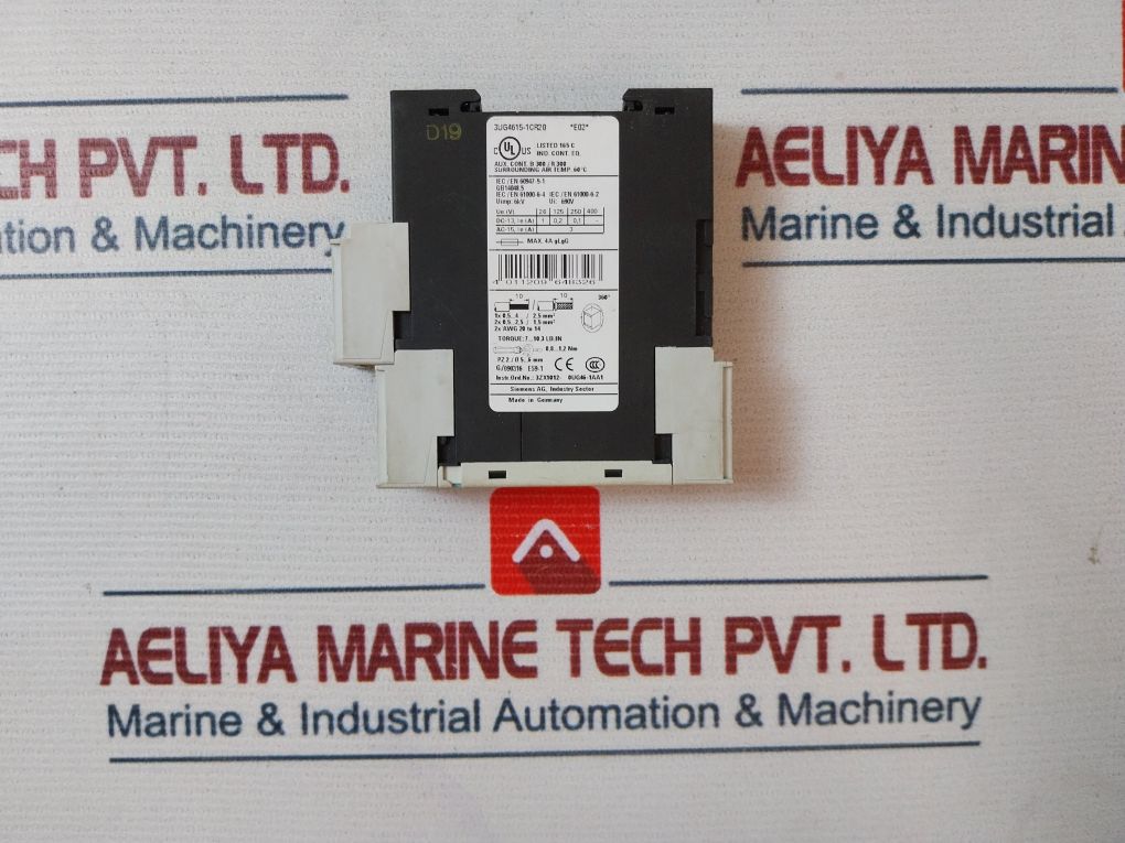 Siemens Sirius 3Ug4615-1Cr20 Monitoring Relay Gb 14048.5