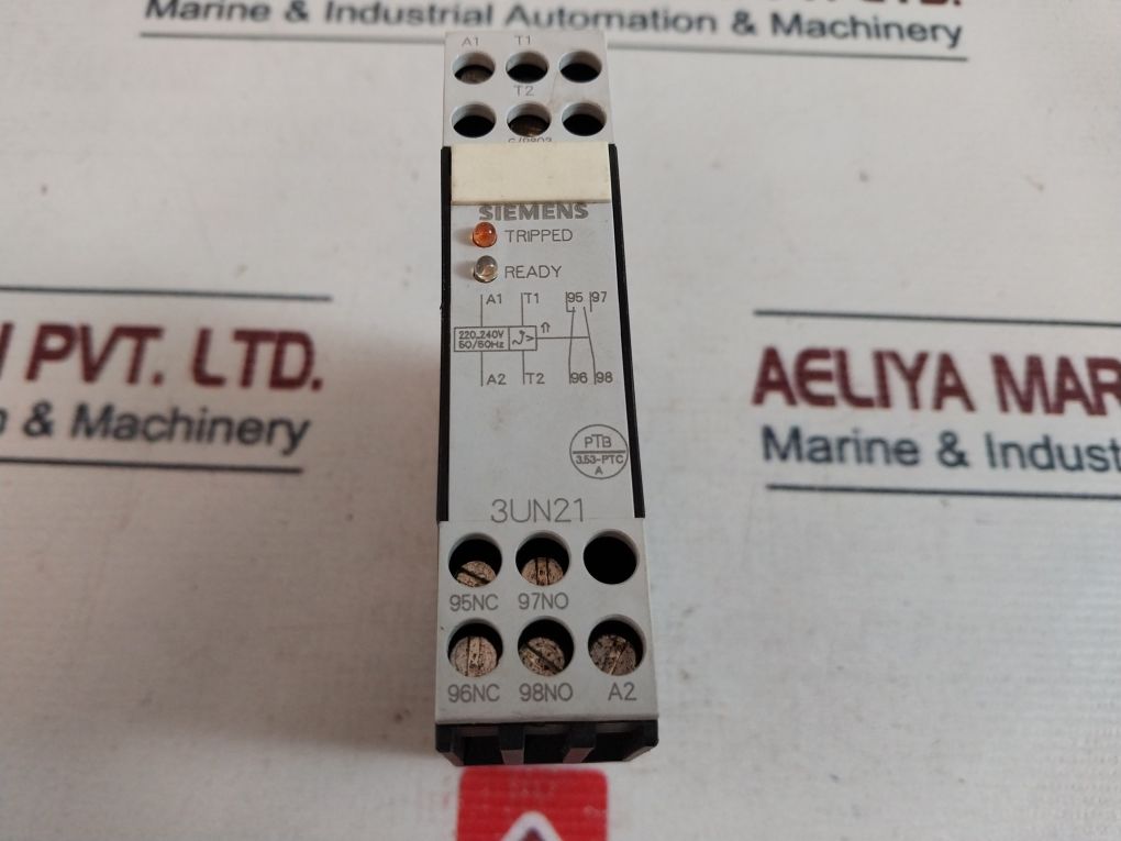 Siemens 3Un2100-0An7 Thermistor Protection Relay 120V
