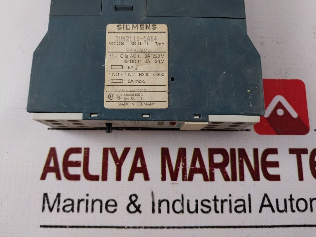 Siemens 3Un2110-0Ab4 Thermistor Tripping Relay