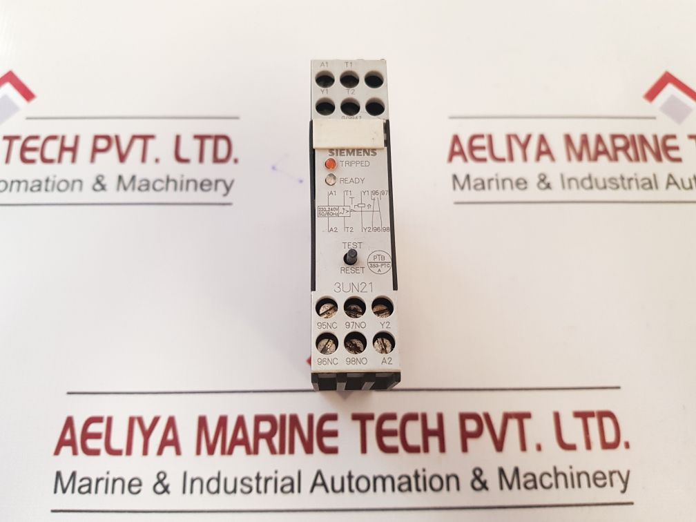 Siemens 3Un2131-0An7 Thermistor Motor Protection Relay 220-240V 50/60Hz
