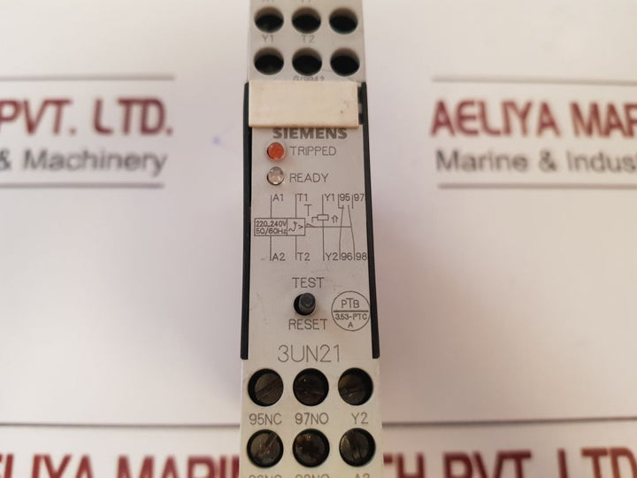 Siemens 3Un2131-0An7 Thermistor Motor Protection Relay