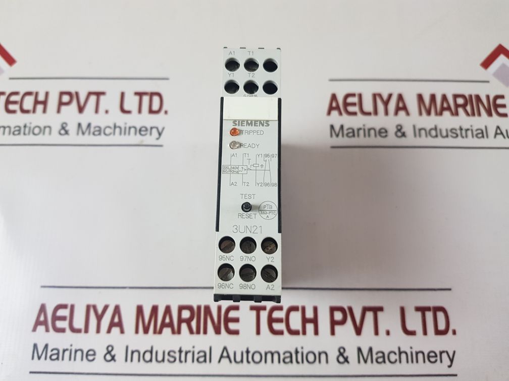 Siemens 3Un2131-0An7 Thermistor Motor Protection Relay 220-240V 50/60Hz