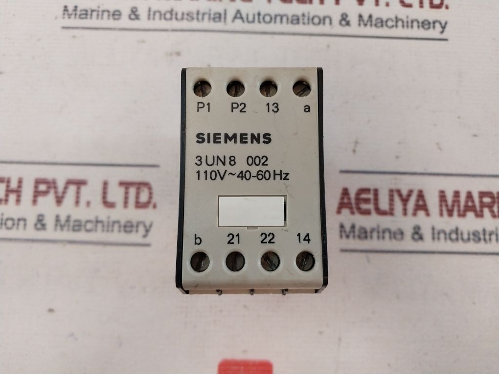 Siemens 3Un8 002 Contactor Control Relay