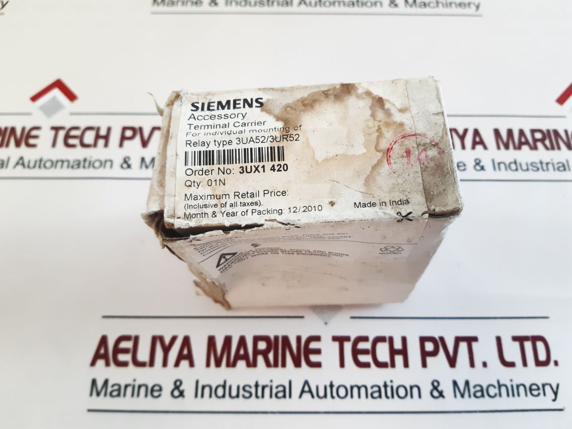 Siemens 3Ux1 420 Terminal Bracket