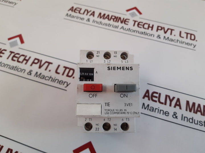 Siemens 3Ve1010-2C Motor Starter