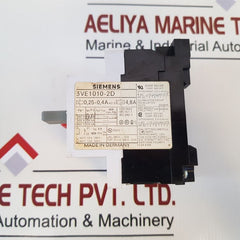 Siemens 3Ve1010-2D Manual Motor Starter 0,25-0,4A
