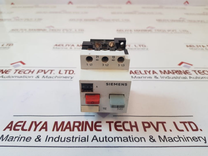 Siemens 3Ve1010-2H Motor Starter