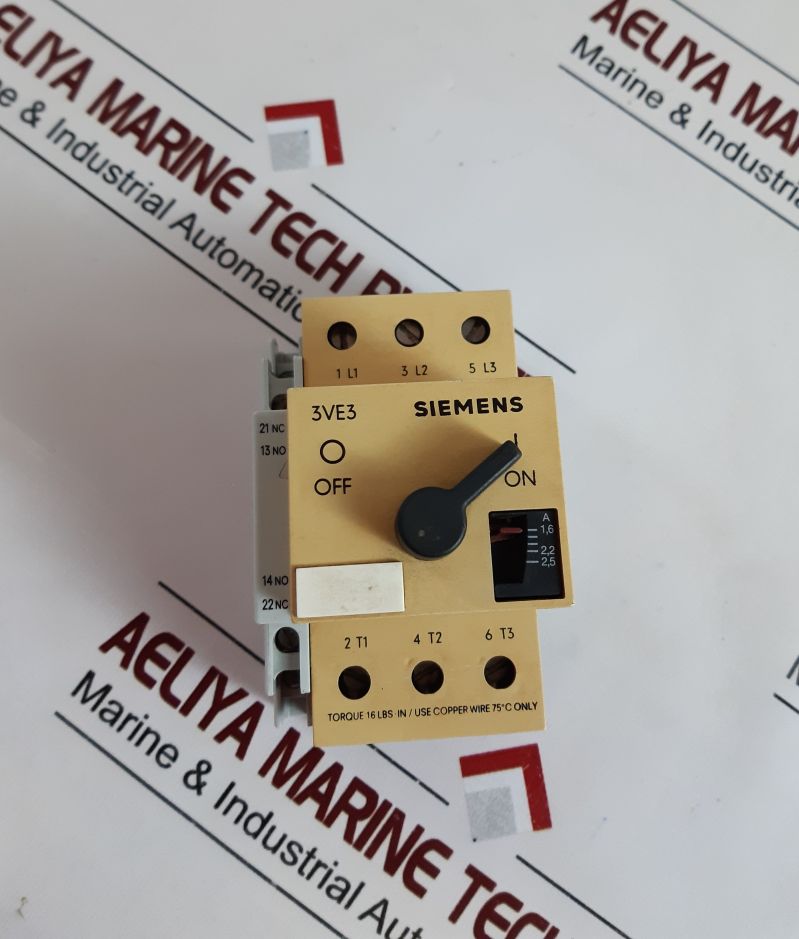 Siemens 3Ve3000-2Ha00 Motor Starter