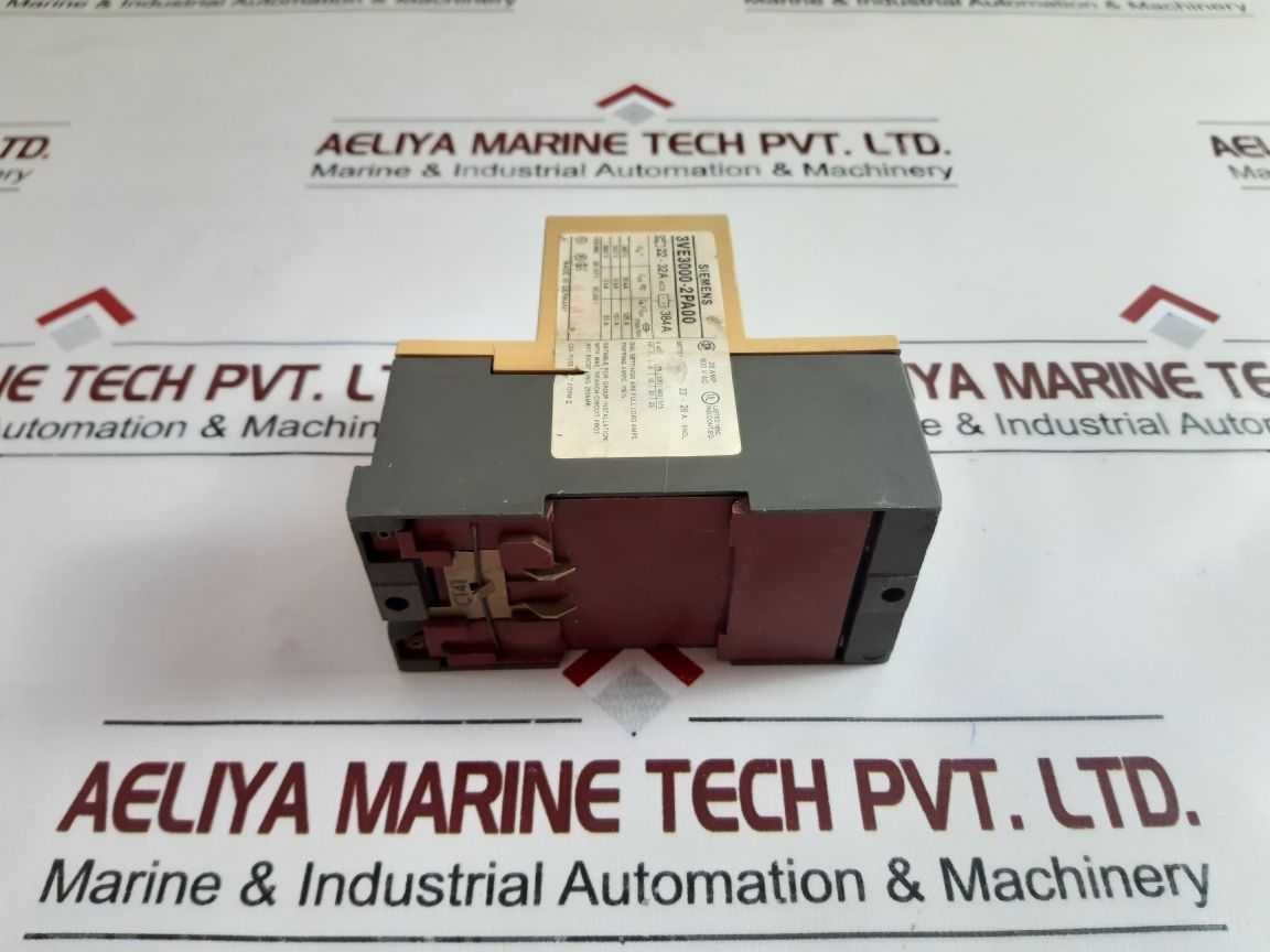 Siemens 3Ve3000-2Pa00 Motor Starter