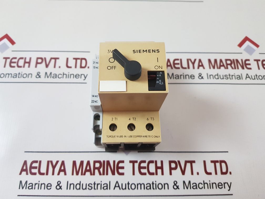 Siemens 3Ve3 000-2Ka00 Motor Starter Circuit Breaker