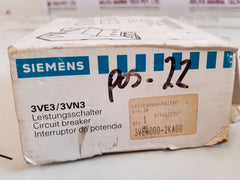 Siemens 3Ve3 000-2Ka00 Circuit Breaker