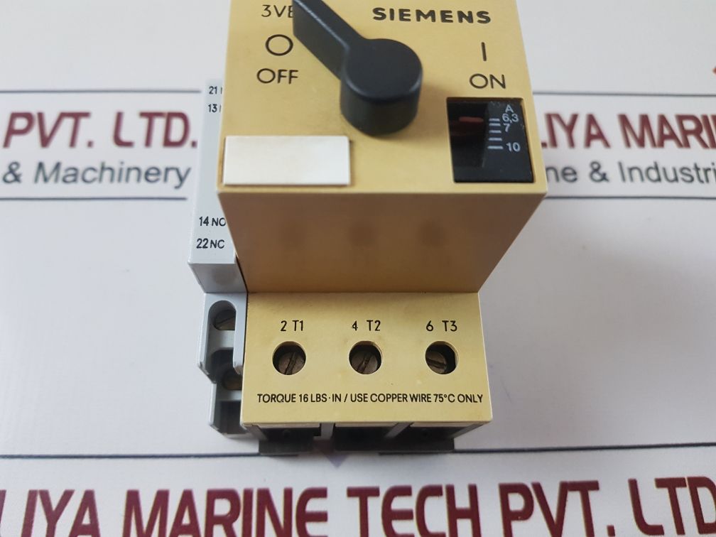 Siemens 3Ve3 000-2La00 Motor Starter Protector