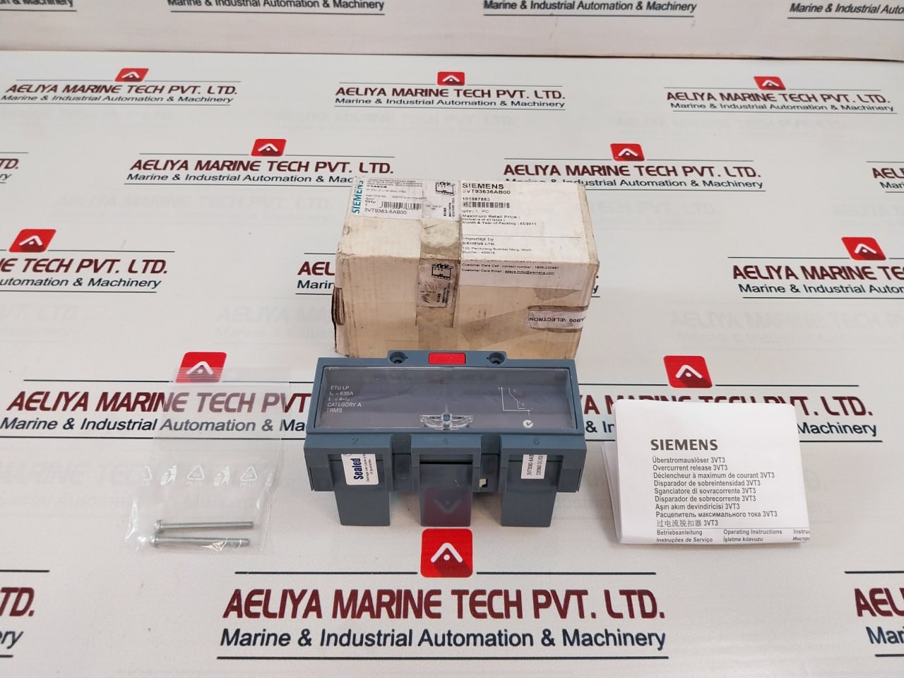 Siemens 3Vt9363-6Ab00 Overcurrent Release 3Vt3