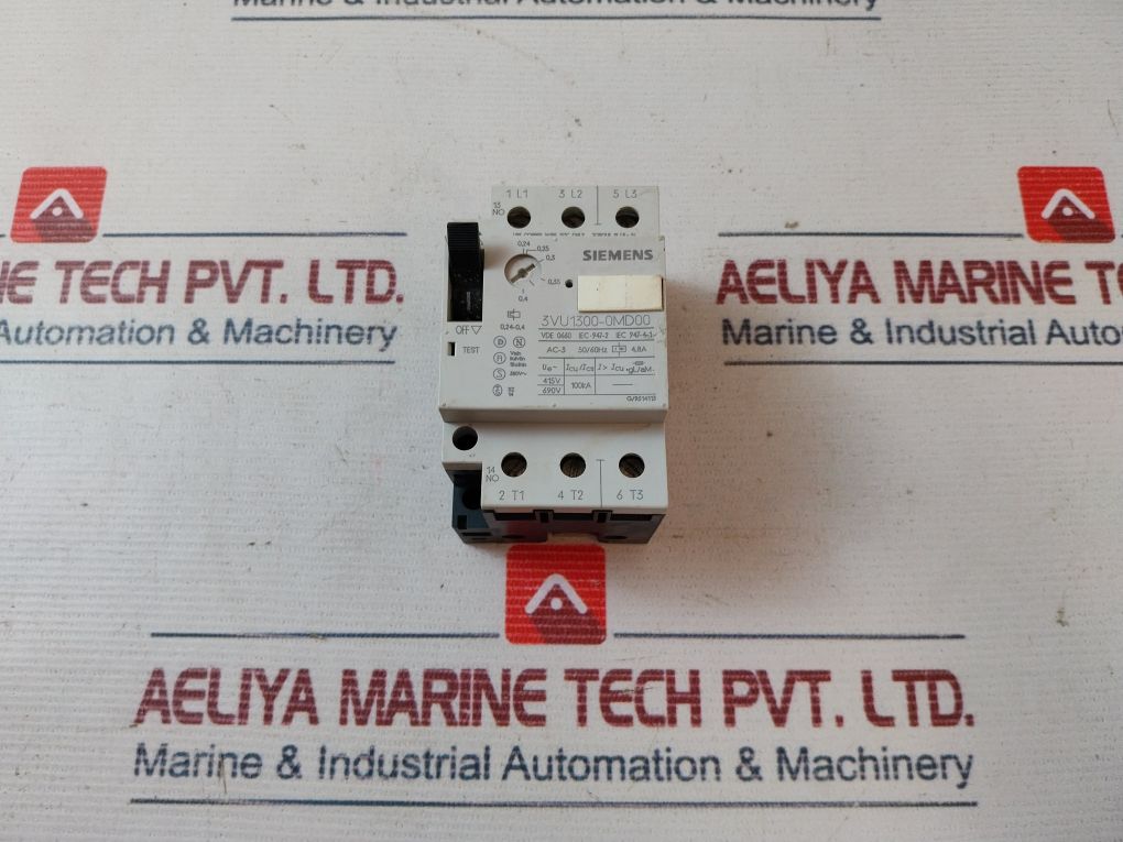 Siemens 3Vu1300-0Md00 Starter Motor Protection 380V~