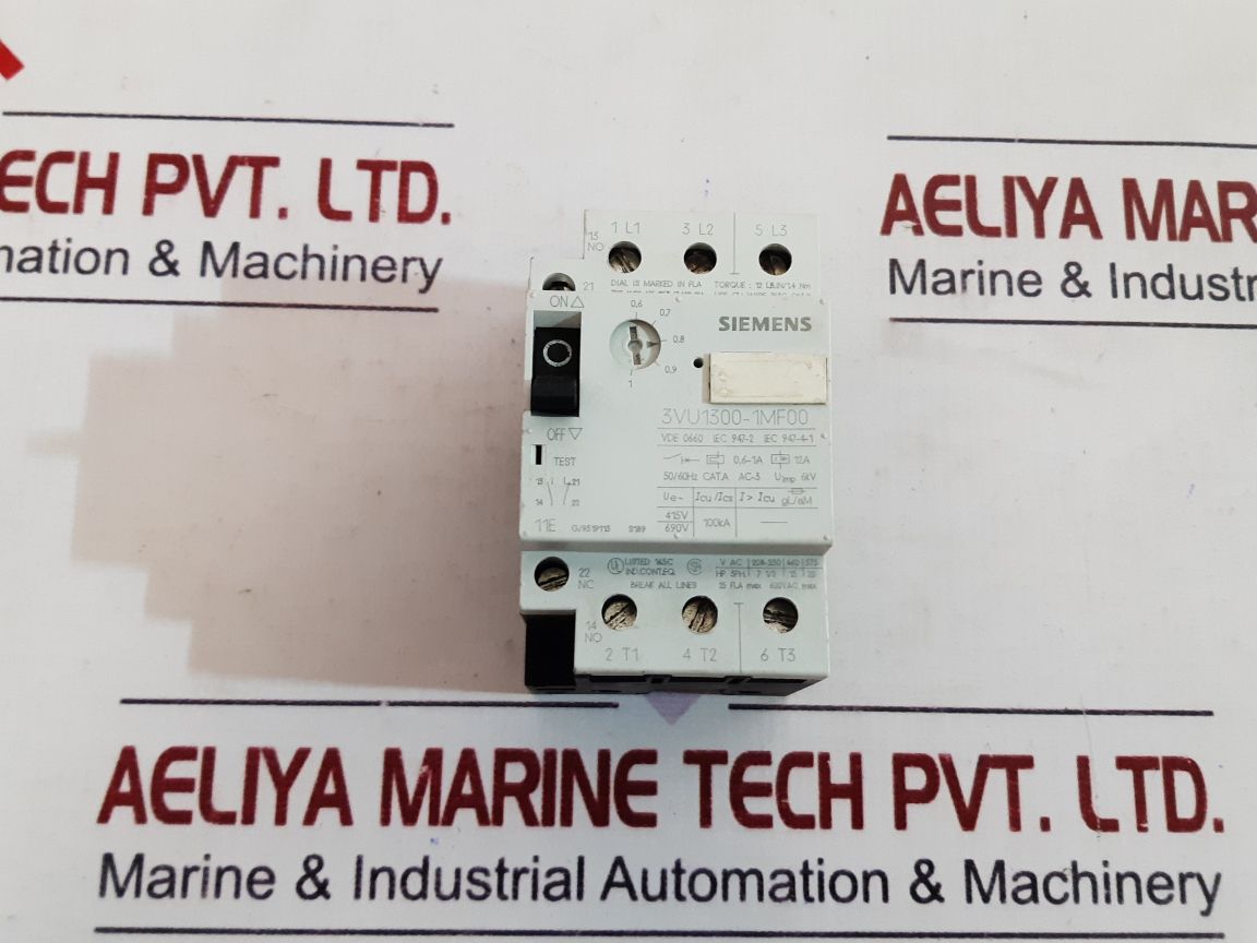 Siemens 3Vu1300-1Mf00 Circuit Breaker 11E
