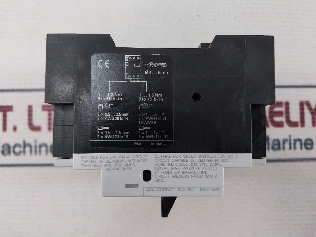 Siemens 3Vu1300-1Mj00 Circuit Breaker 2.4-4A