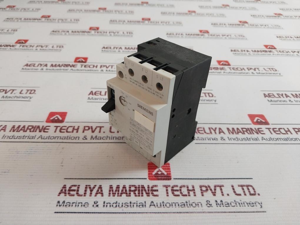 Siemens 3Vu1340-1Mf00 Circuit Breaker Class 10A Cat A 50/60Hz