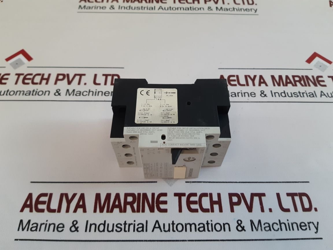Siemens 3Vu1340-1Mg00 Motor Protection Circuit Breaker