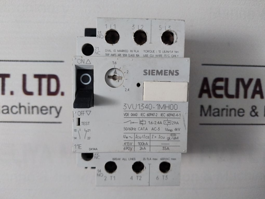 Siemens 3Vu1340-1Mh00 Circuit Breaker