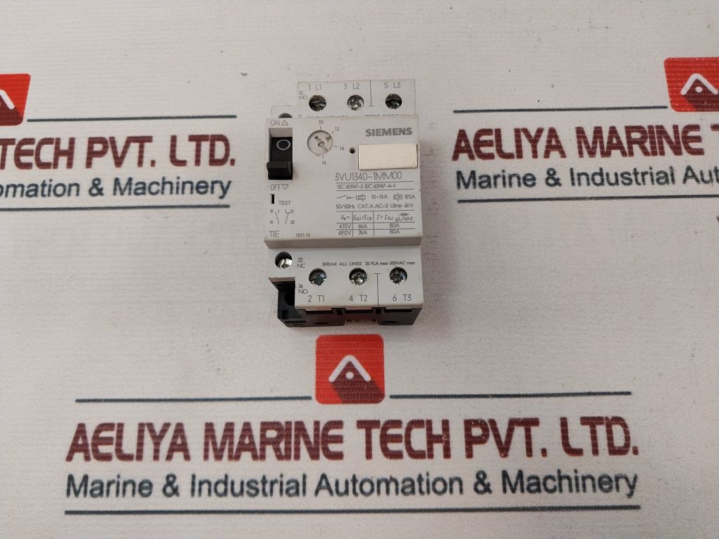 Siemens 3Vu1340-1Mm00 Motor Circuit Breaker 10-16A