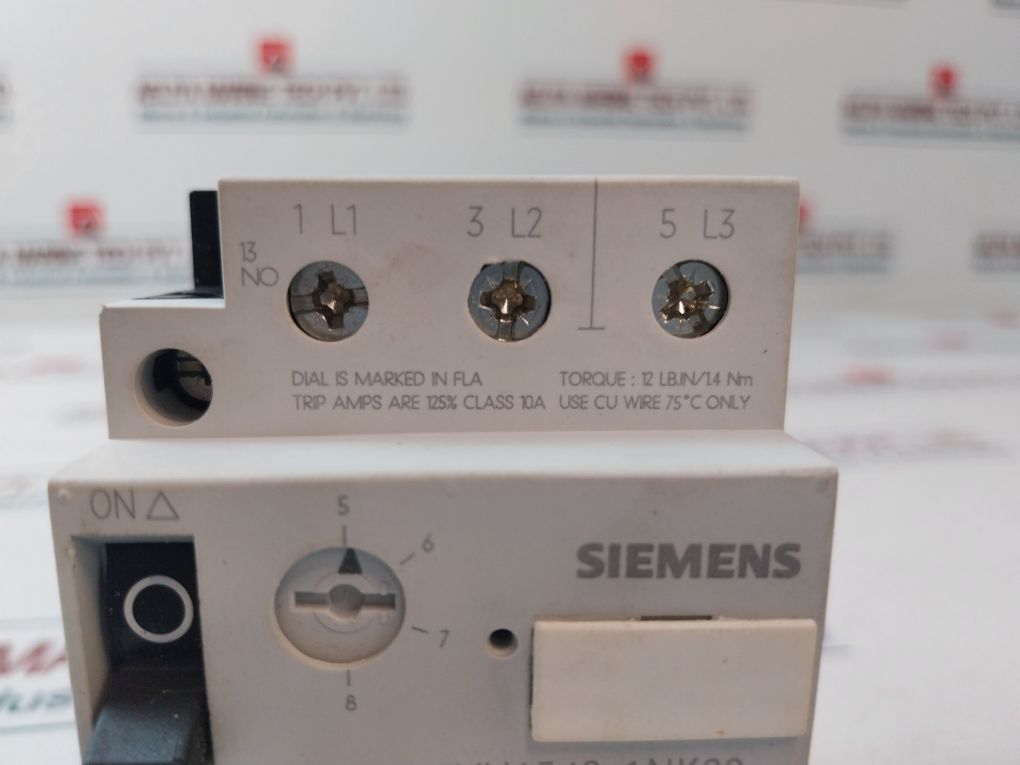 Siemens 3Vu1340-1Nk00 Circuit Breaker Class 10A