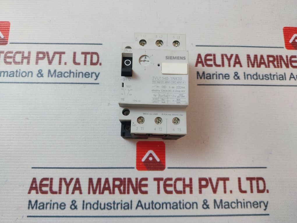 Siemens 3Vu1340-1Nk00 Circuit Breaker Class 10A
