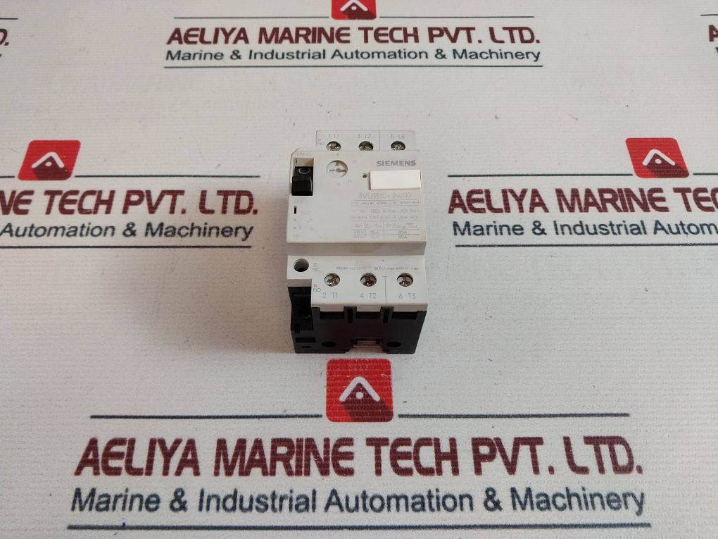Siemens 3Vu1340-1Nl00 Circuit Breaker 600Vac Max