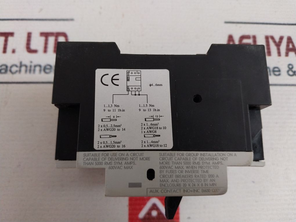 Siemens 3Vu1340-1Nl00 Circuit Breaker 600Vac Max