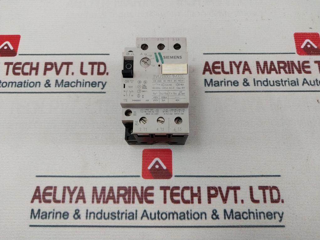 Siemens 3Vu1340-1Nl00 Circuit Breaker 