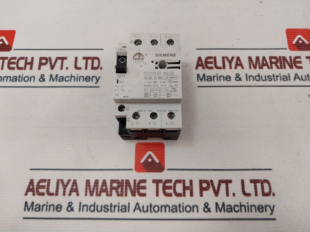 Siemens 3Vu1340-1Nl00 Circuit Breaker 50/60Hz