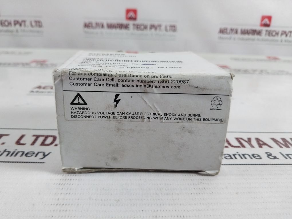 Siemens 3Vu1340-1Nl00 Motor Protection Circuit Breaker 600Vac Max.