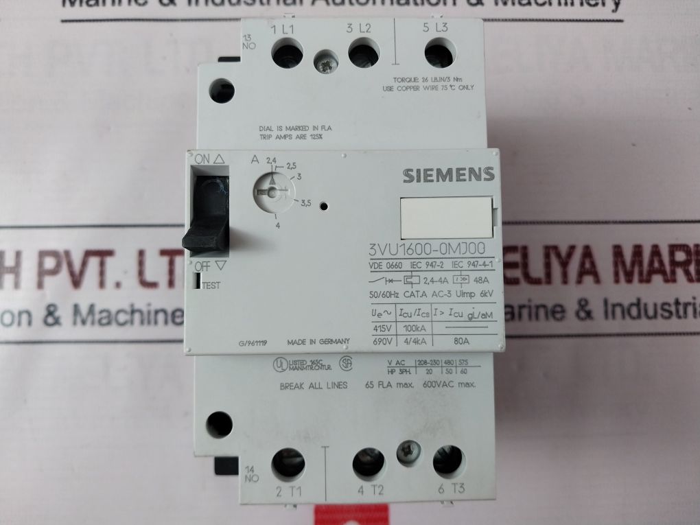 Siemens 3Vu1600-0Mj00