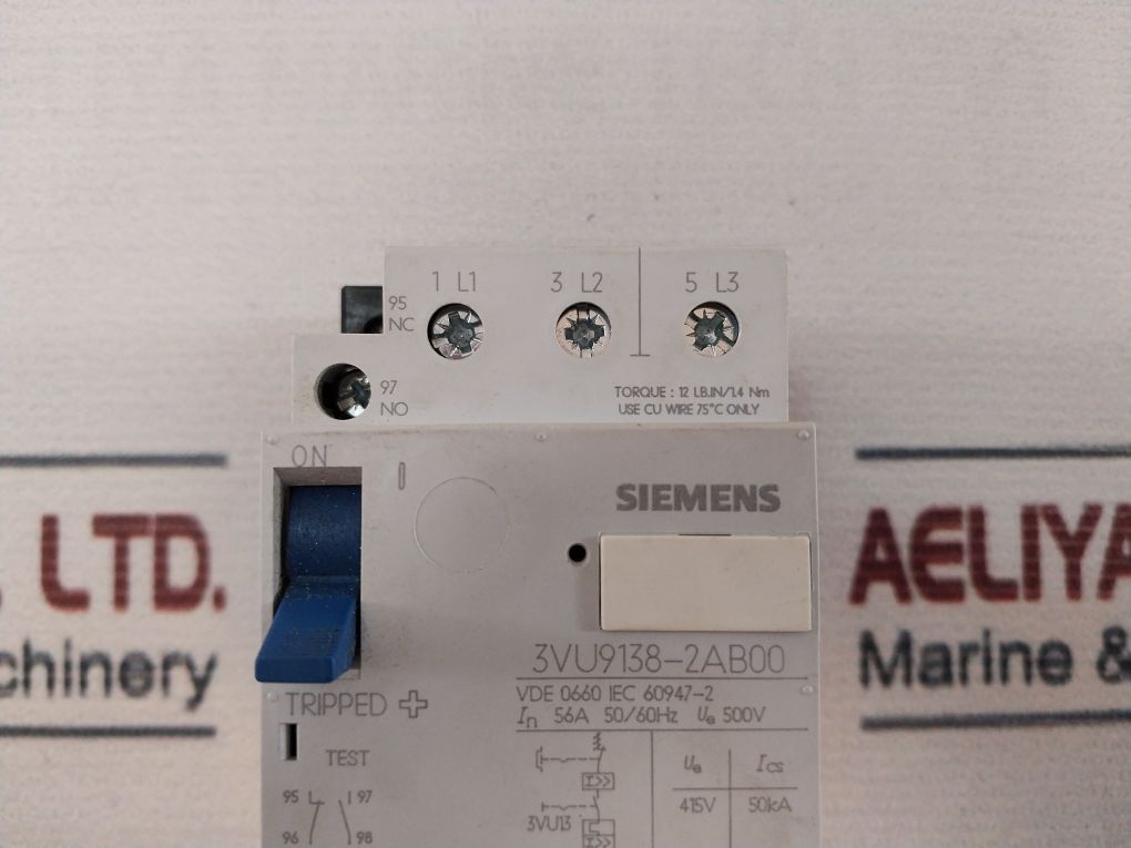 Siemens 3Vu9138-2Ab00 Current Limiter