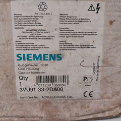 Siemens 3Vu91 33-2Da00 Cast Housing