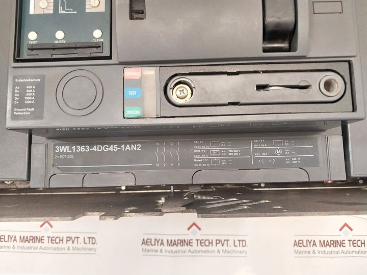 Siemens 3Wl1363-4Dg45-1An2 Circuit Breaker