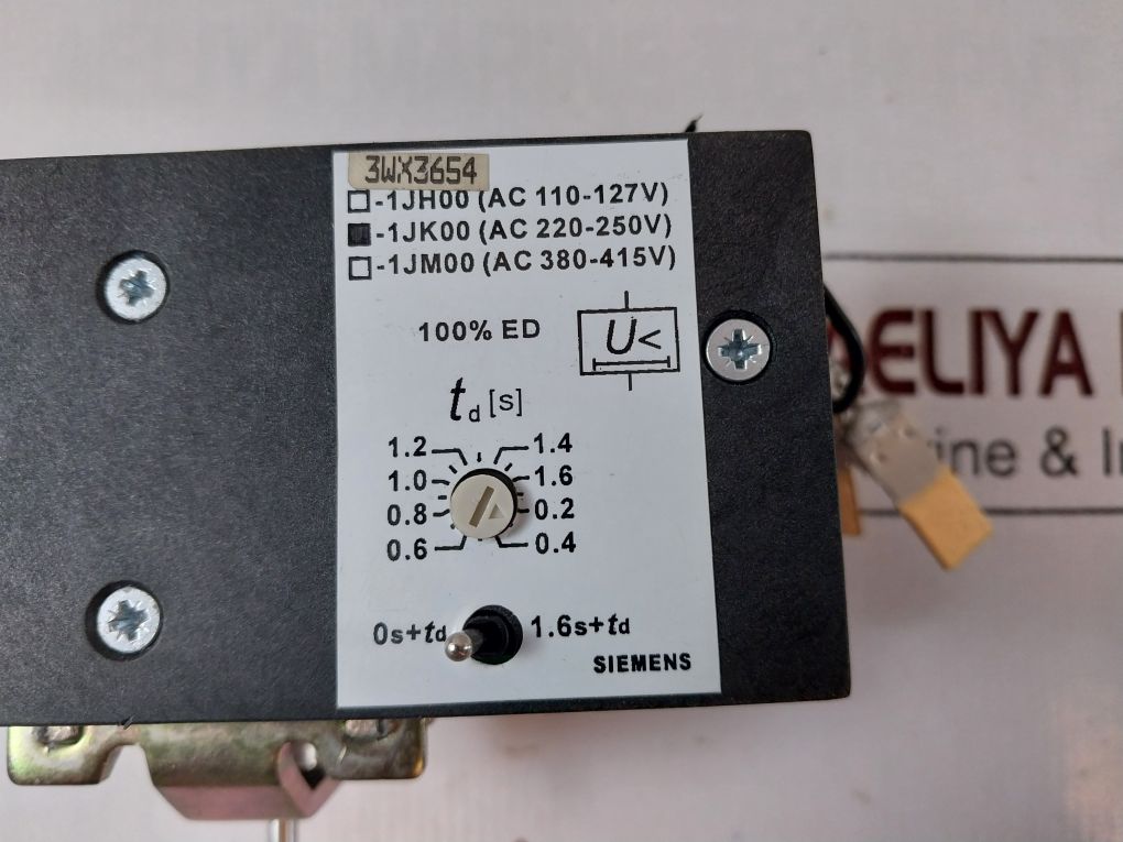 Siemens 3Wx3654 Undervoltage Release Ac 220-250 V
