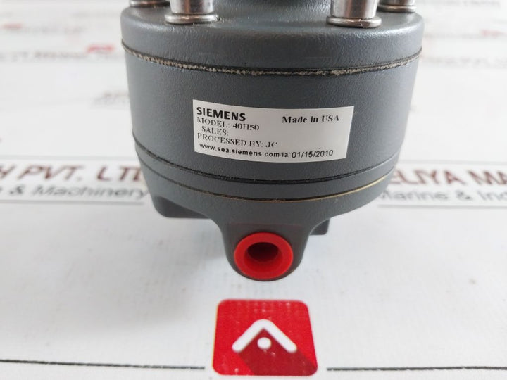 Siemens 40H50 Pressure Regulators
