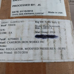 Siemens 40H50 Pressure Regulators
