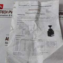 Siemens 41-30 Pneumatic Air Pressure Regulator 100 Psi