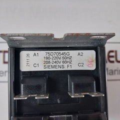 Siemens 42Bf35Ag Definite Purpose Contactor