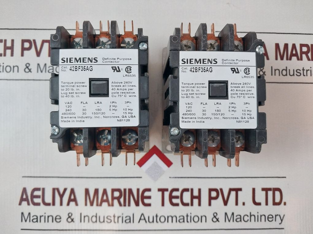 Siemens 42Bf35Ag Definite Purpose Contactor