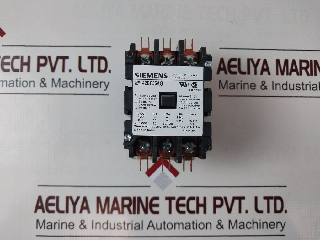 Siemens 42Bf35Ag Definite Purpose Contactor