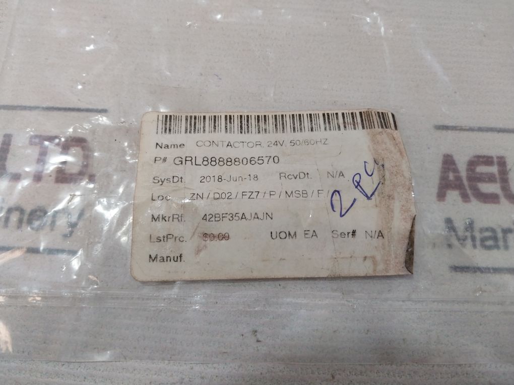 Siemens 42Bf35Ajajn Contactor