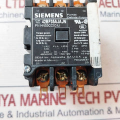Siemens 42Bf35Ajajn Contactor 24V