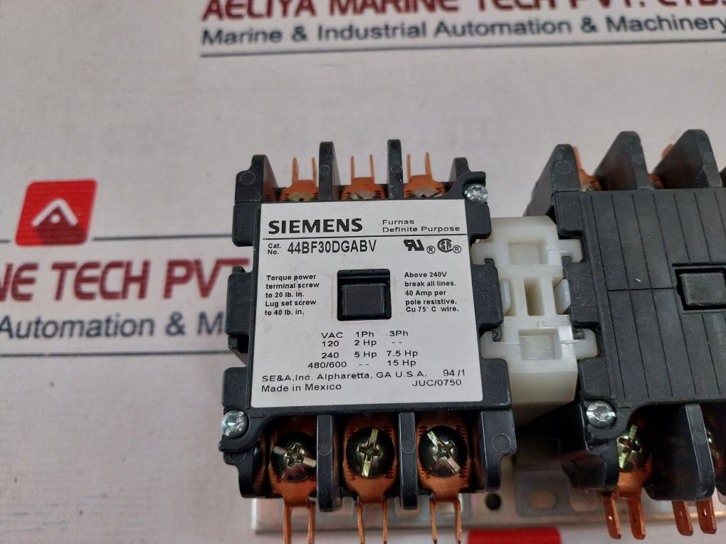 Siemens 44Bf30Dgabv Reversing Contactor Tu6964