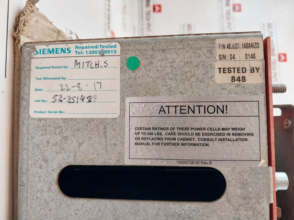 Siemens 4608C0.140Anzd Power Cell Medium Voltage Harmony Drive